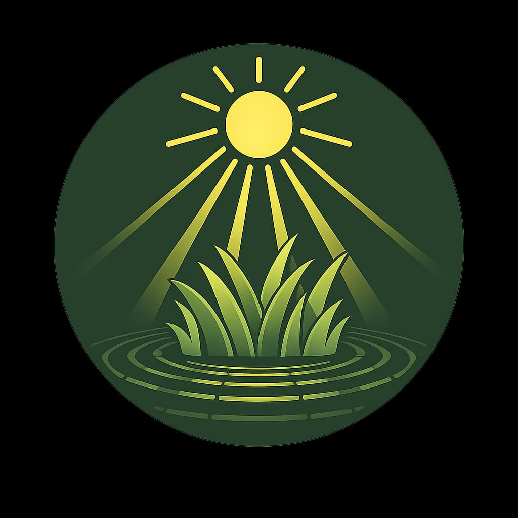 Solvida LVE™ Lawn Vigour Engine icon — solar pathing