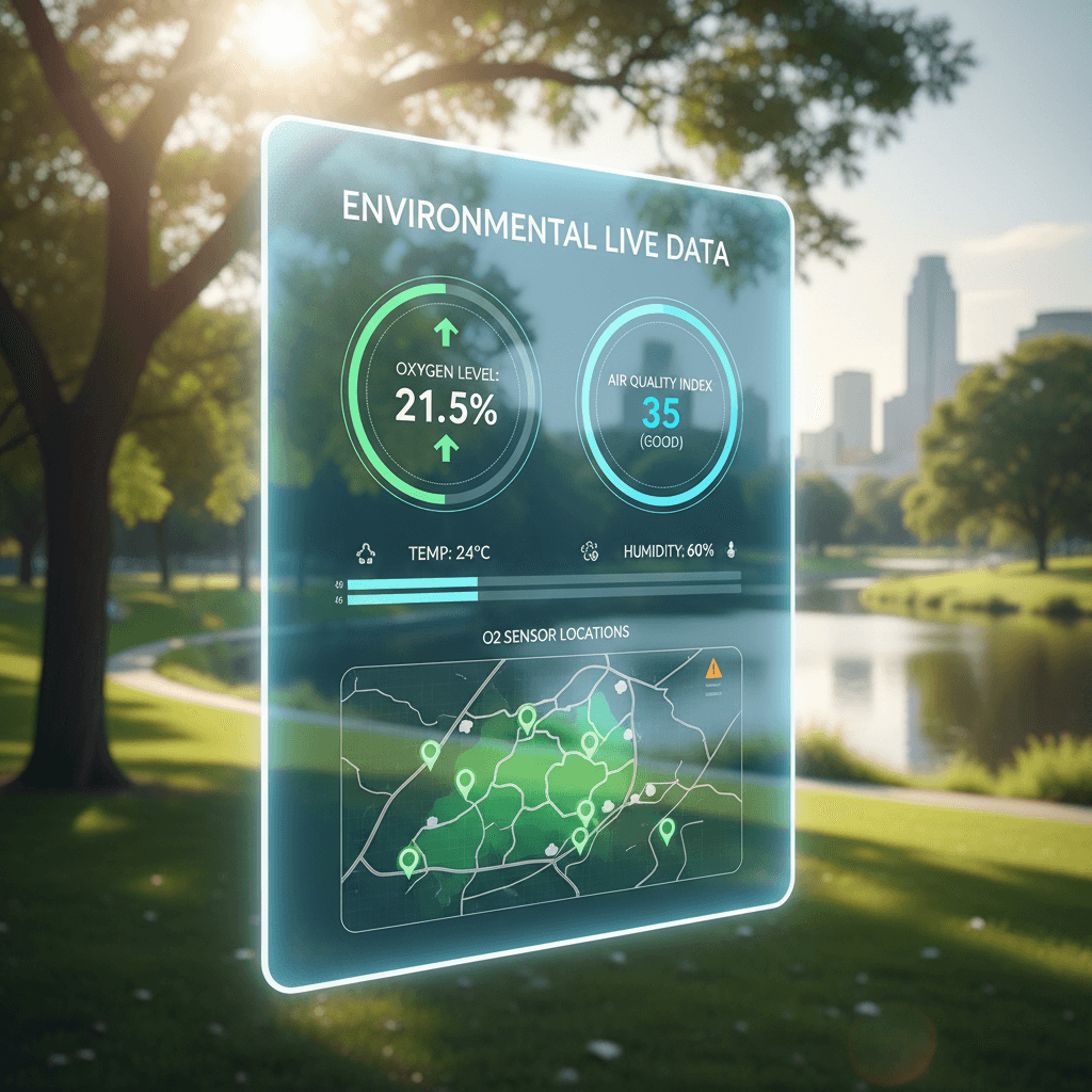 Oxygen contribution tracking dashboard