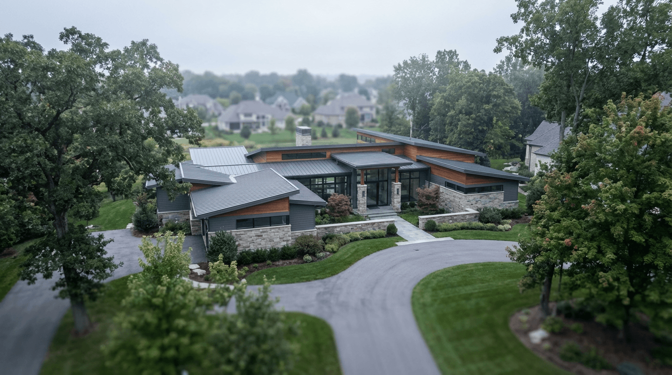 LiDAR sensor on drone mapping garden terrain and vegetation