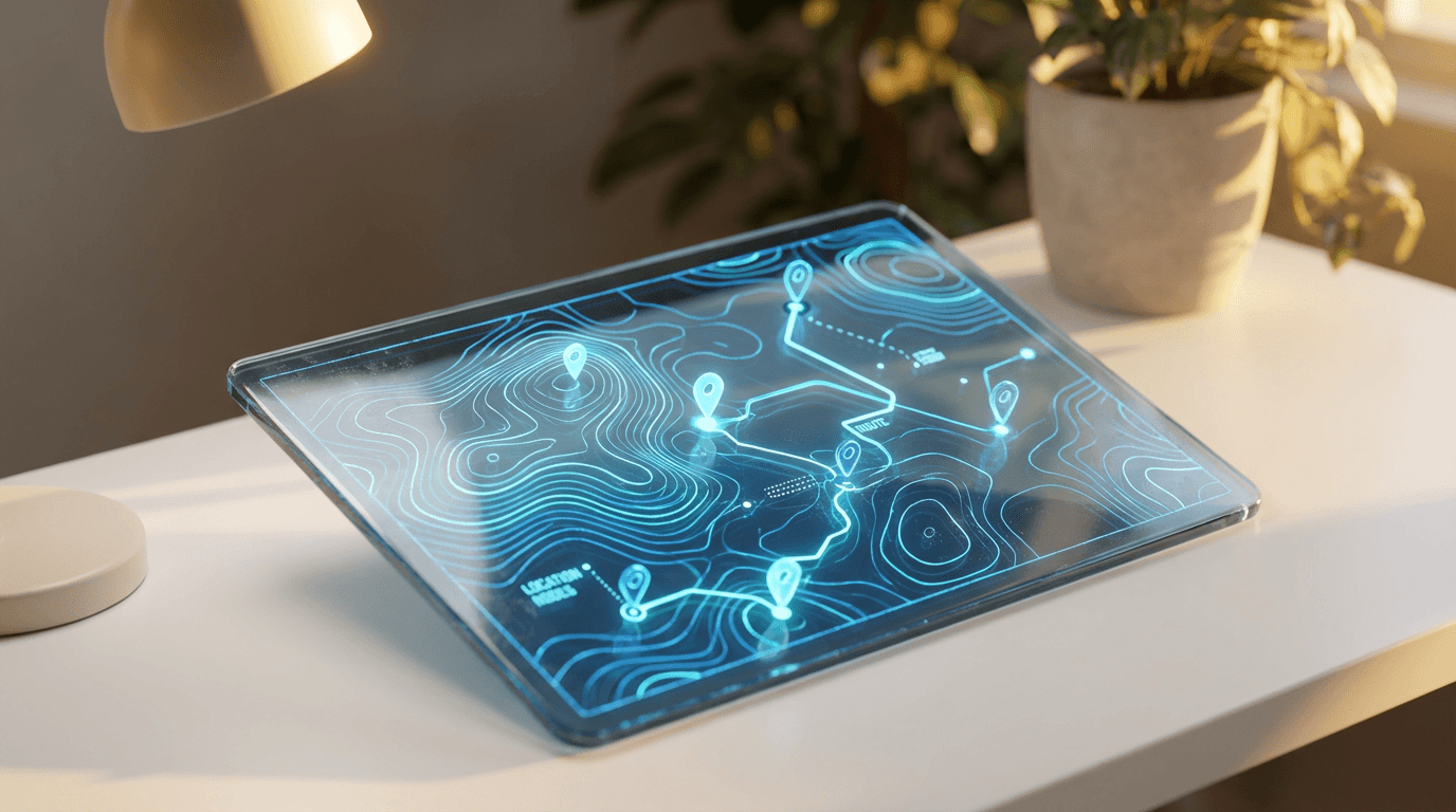 3D visualization of garden growth progression over 5 years